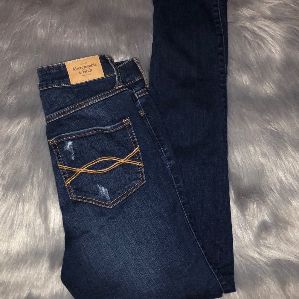 Abercrombie & Fitch skinny jeans dark wash 6R